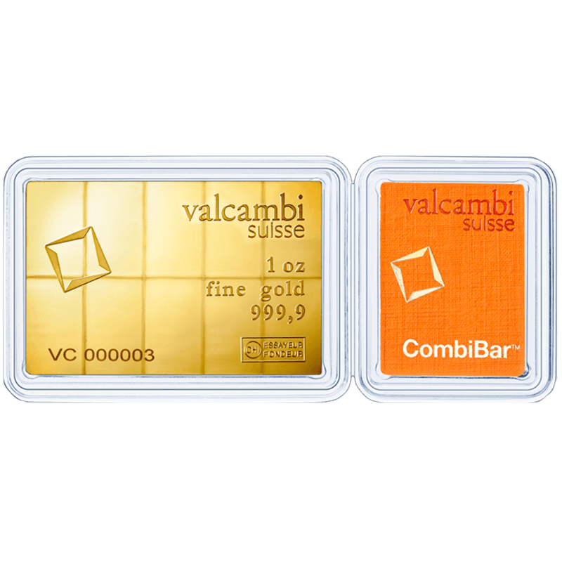 Image pour CombiBar en or de 1 oz de Valcambi à partir de Métaux précieux TD